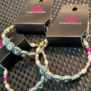 Paparazzi Beaded Love Bracelets